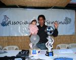 L'ex calciatore Guido P. con la figlia